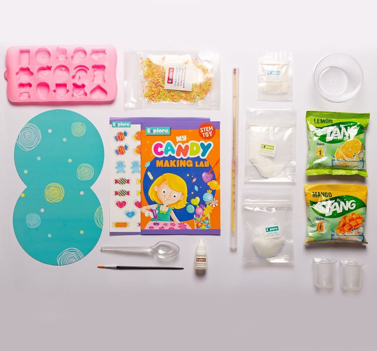 Eksploe Educational DIY STEM Learner - My Candy Making Lab Science Kit Activity Toy for Kids (Age 8+)
