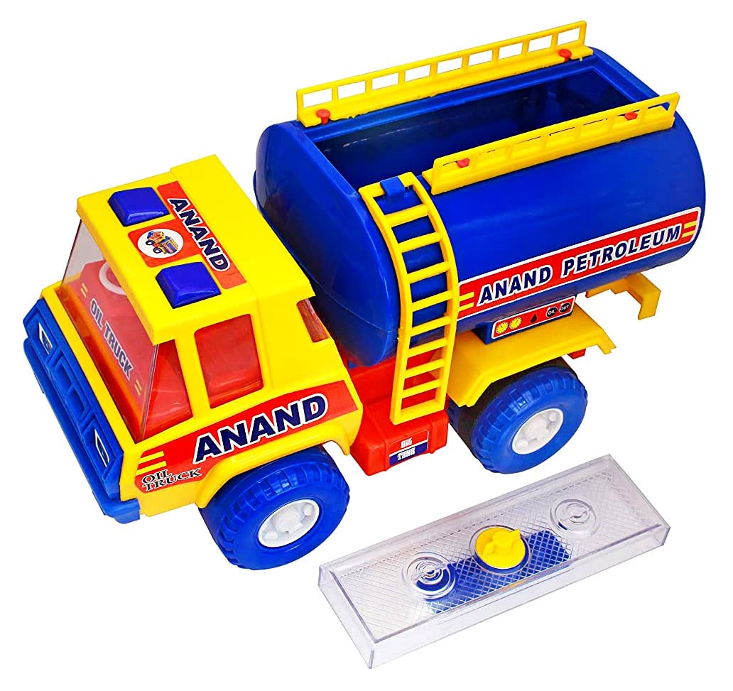 Big Size Friction Powered Oil Tanker Toy Truck for Kids