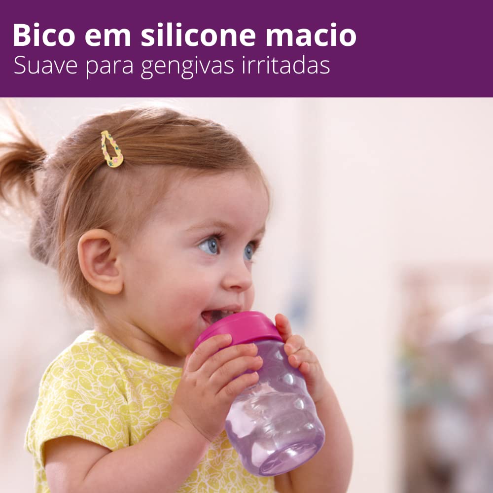 Philips Avent (9M+) Classic Plastic Spout Cup | Pink/Purple | SCF553/03 | 260Ml 9oz