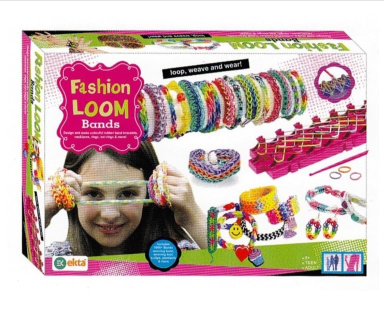 Ekta Fashion Loom Band for age 6 years+ - Multicolor
