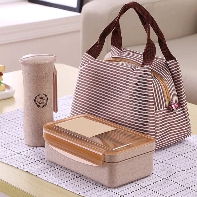 Reusable Lunch Tote Bags – Portable Lunch Cooler Bag, Insulated Lunch Box Bag, Lunch Holder for Work, School, and Travel