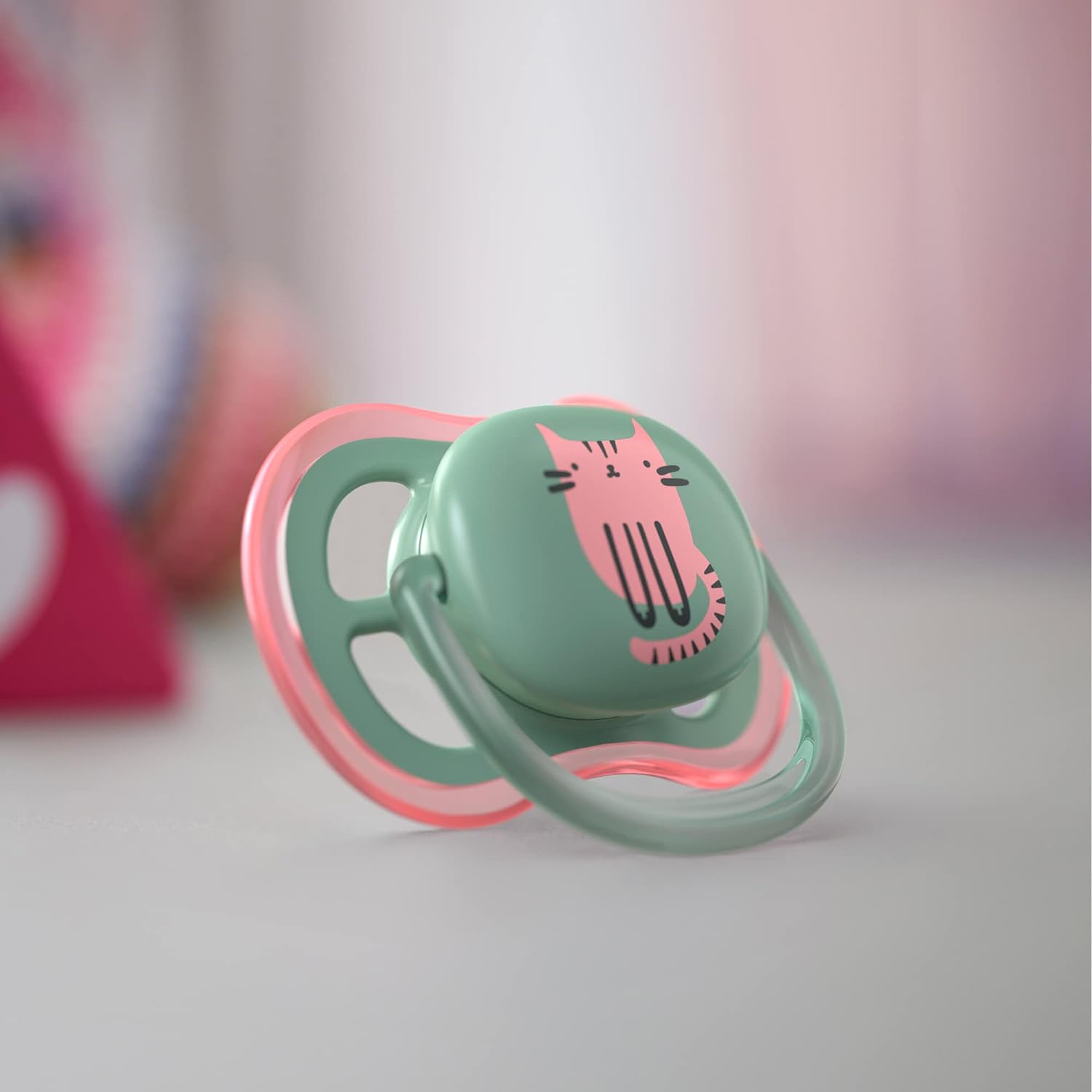 Philips Avent (6-18M+) Ultra Air Soother 2 Pack - BPA-Free Soother for Babies | SCF085/18 | SCF085/61 | Silicone | Multicolor