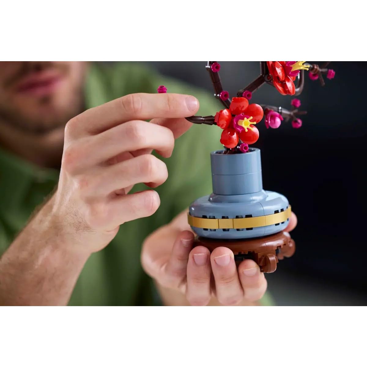 LEGO Botanicals Plum Blossom Flower Decor Display Set 10369 Building Blocks for 18+ Gift