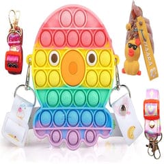 Kawaii-Q: Cute & Fashion Pop It Cross Body Bag for Kids | Party Favors, School, Graduation Gifts