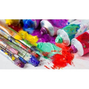 Acrylic Paint Set for Canvas, Wood, Clay, Fabric, Nail Art, and Ceramic – 6 Color Set with Vibrant, High-Quality Paints