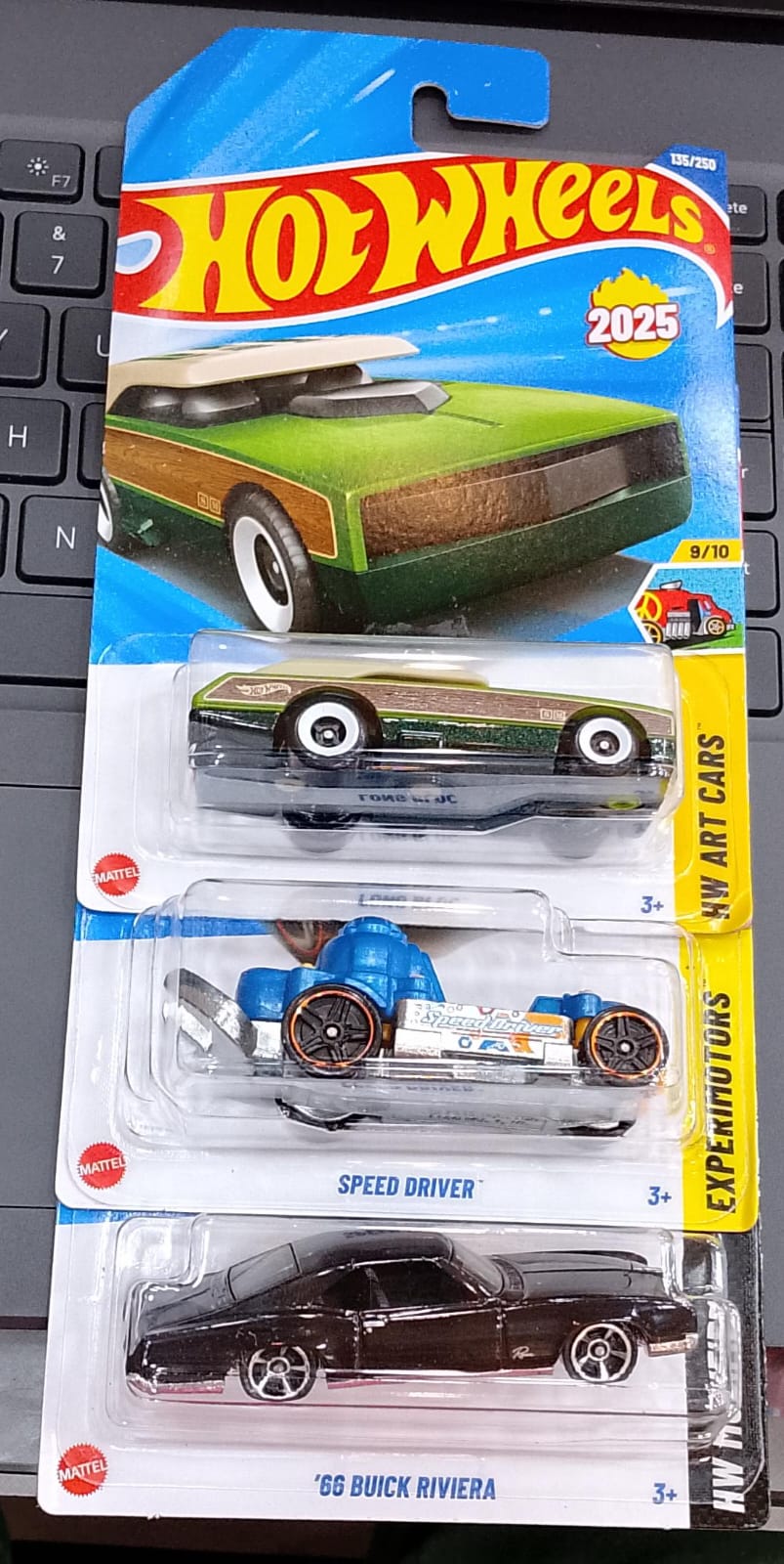 Hot Wheels Mainline - L Case (2025) - Combo Pack of 3 Cars - Long Card