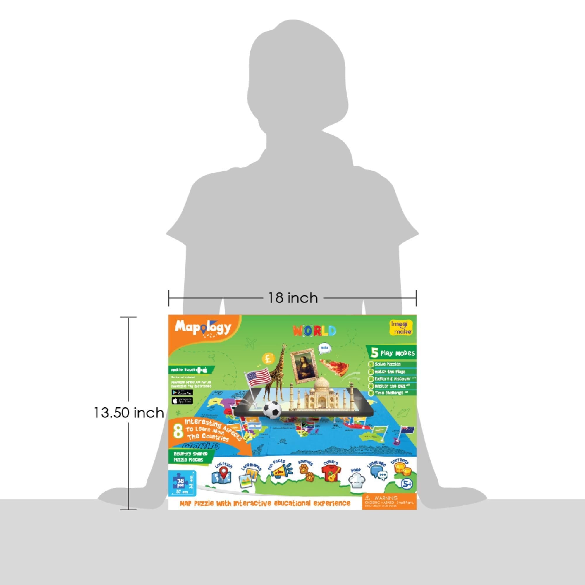 Imagi Make Mapology World with AR - Multicolor