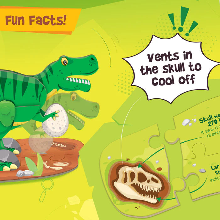 Imagi Make Dino & Egg - Green - Multicolor