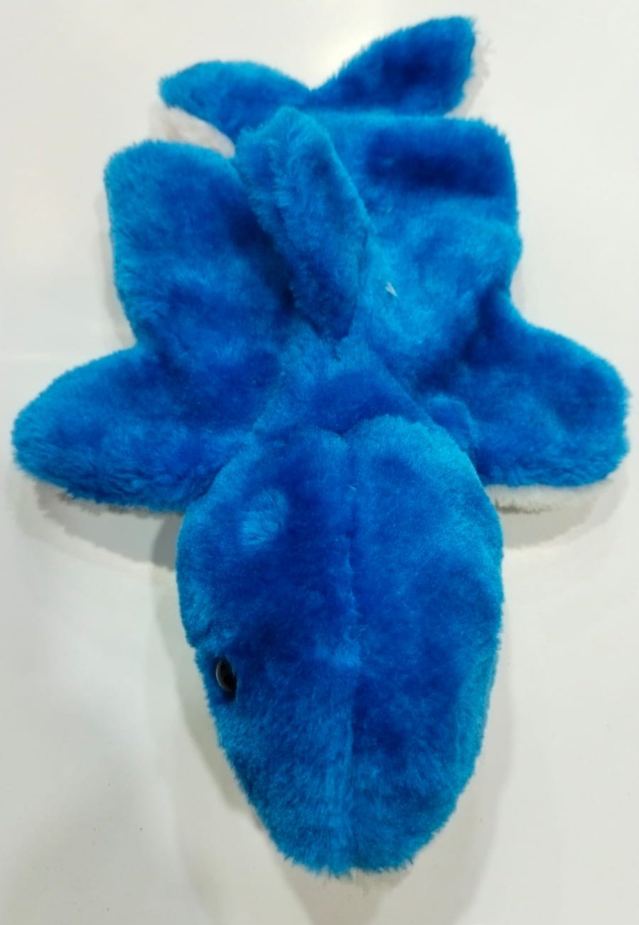 Blue Shark Soft Plush Hand Puppet - Blue