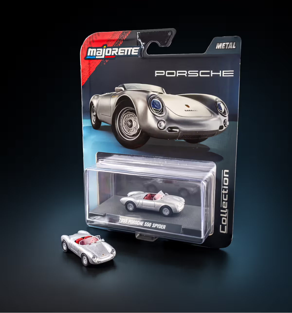 Majorette - Collector Edition -Combo Pack of 2 Cars  - 1995 Toyota Supra & 1955 Porsche 550 Spyder_03