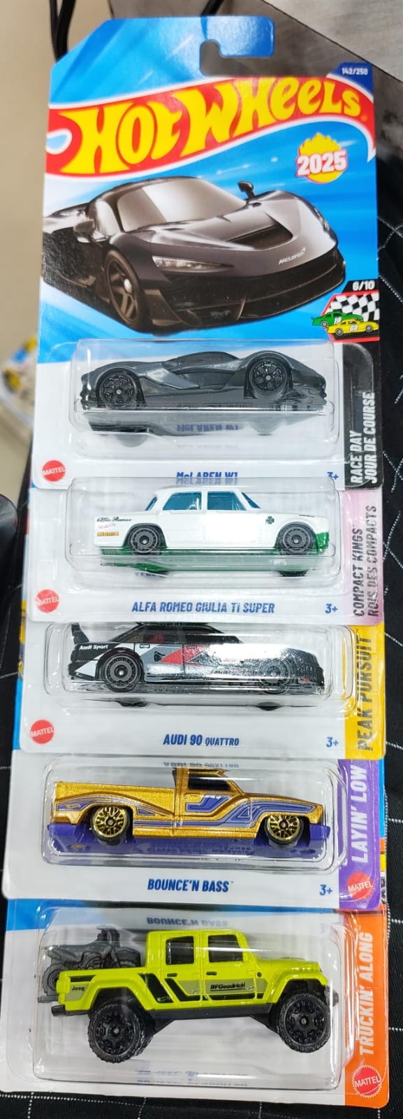Hot Wheels Mainline - Combo Pack of 5 Cars - A Case 2026 - Long Card (2)