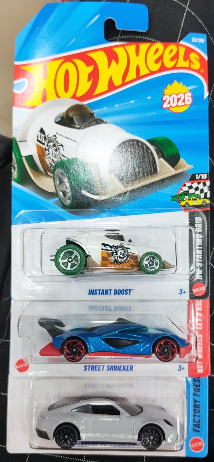 Hot Wheels Mainline - Combo Pack of 3 Cars - A Case 2026 - Long Card (2)