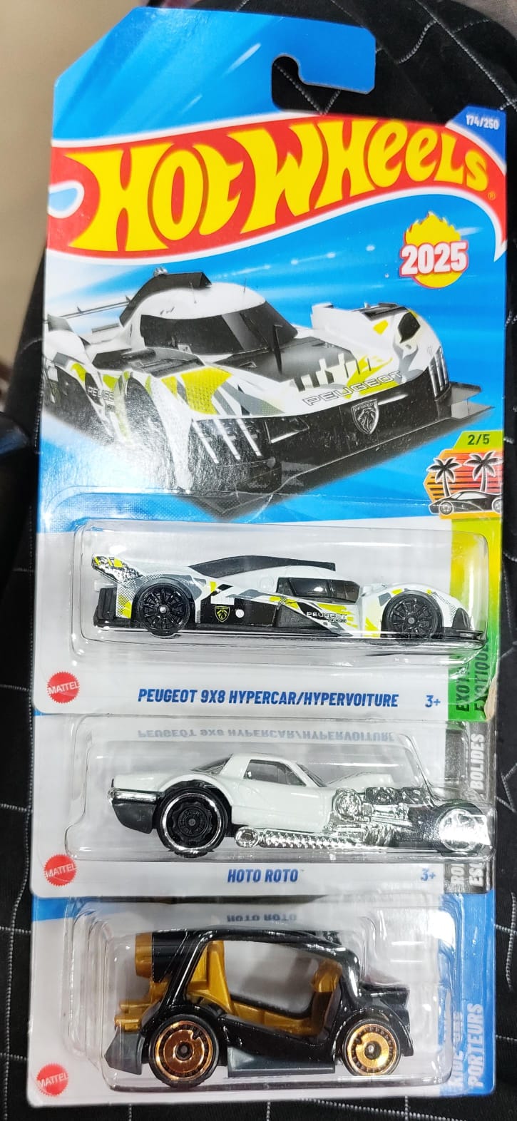 Hot Wheels Mainline - Combo Pack of 3 Cars - P Case & N Case Combo - Long Card (0)