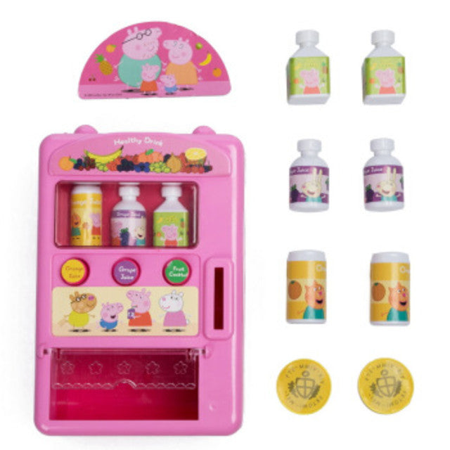 Peppa Pig Children’s Toy Soda Machine - Kids Automatic Soda Vending Machine