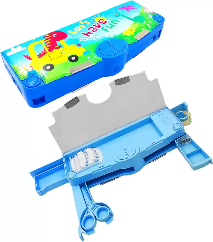 Multifunctional Pencil Box for Kids, Kids Pencil Box for Kids, Magnetic Pencil Box for Boys, Pop up Pencil Box, Assorted