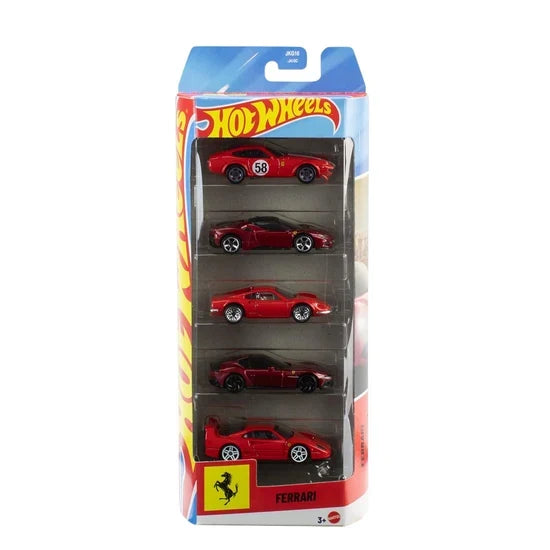 Hot Wheels - Stunt Tracks Car & HW Ferrari - Pack of 2 Set