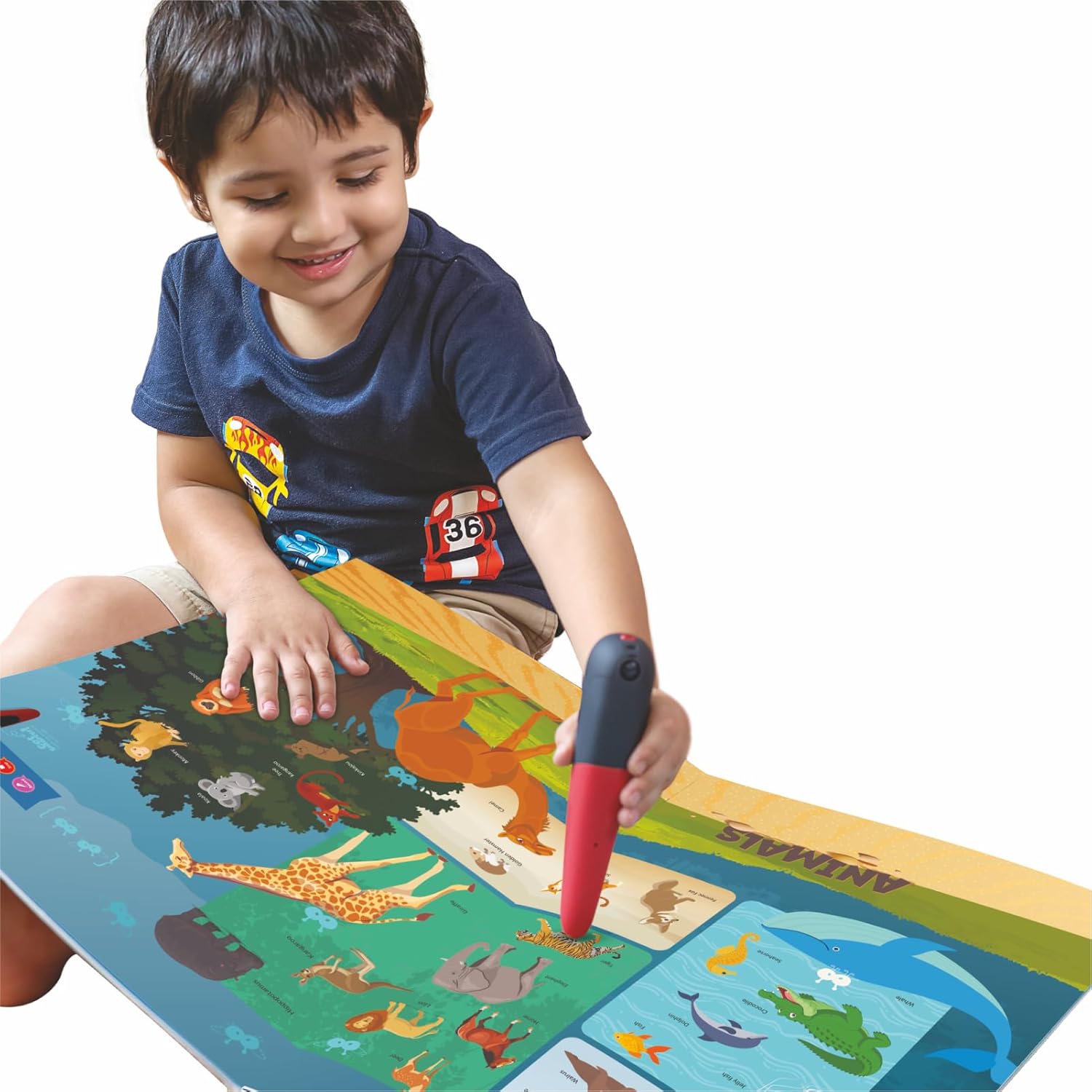 goDiscover SmartBook 2: Smart Books & Sticker Book with 280+ Re-Recordable Stickers with Talking Pen, Interactive Activity Kit for Kids, Early Childhood Homeschooling Learning Toys, Fun Games