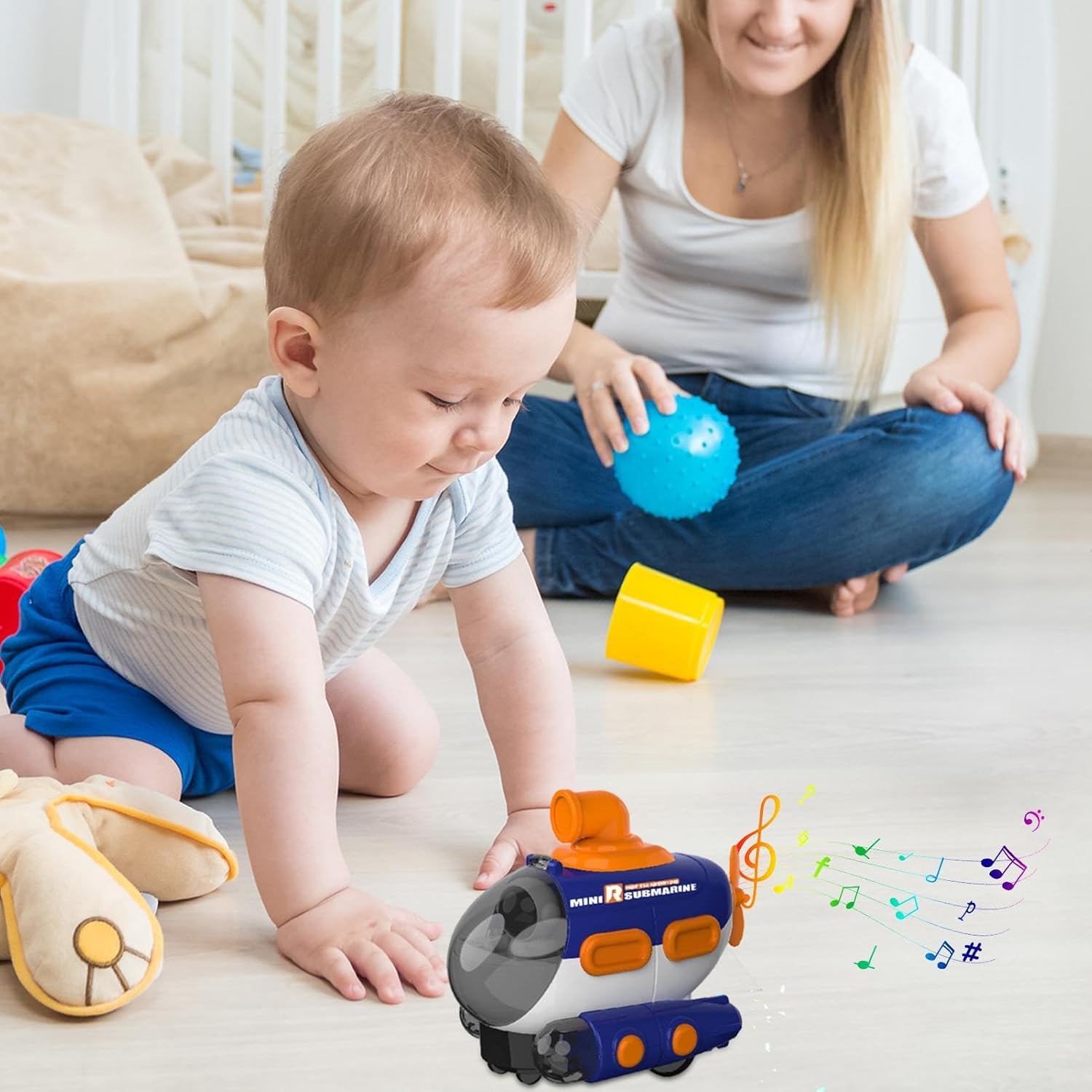 Crawling Light Up Musical Snail Toy | Musical Toy Snail Crawling and Dancing Toy | Crawling Disco Snail Toy | Early Learning Educational Toys for Kids