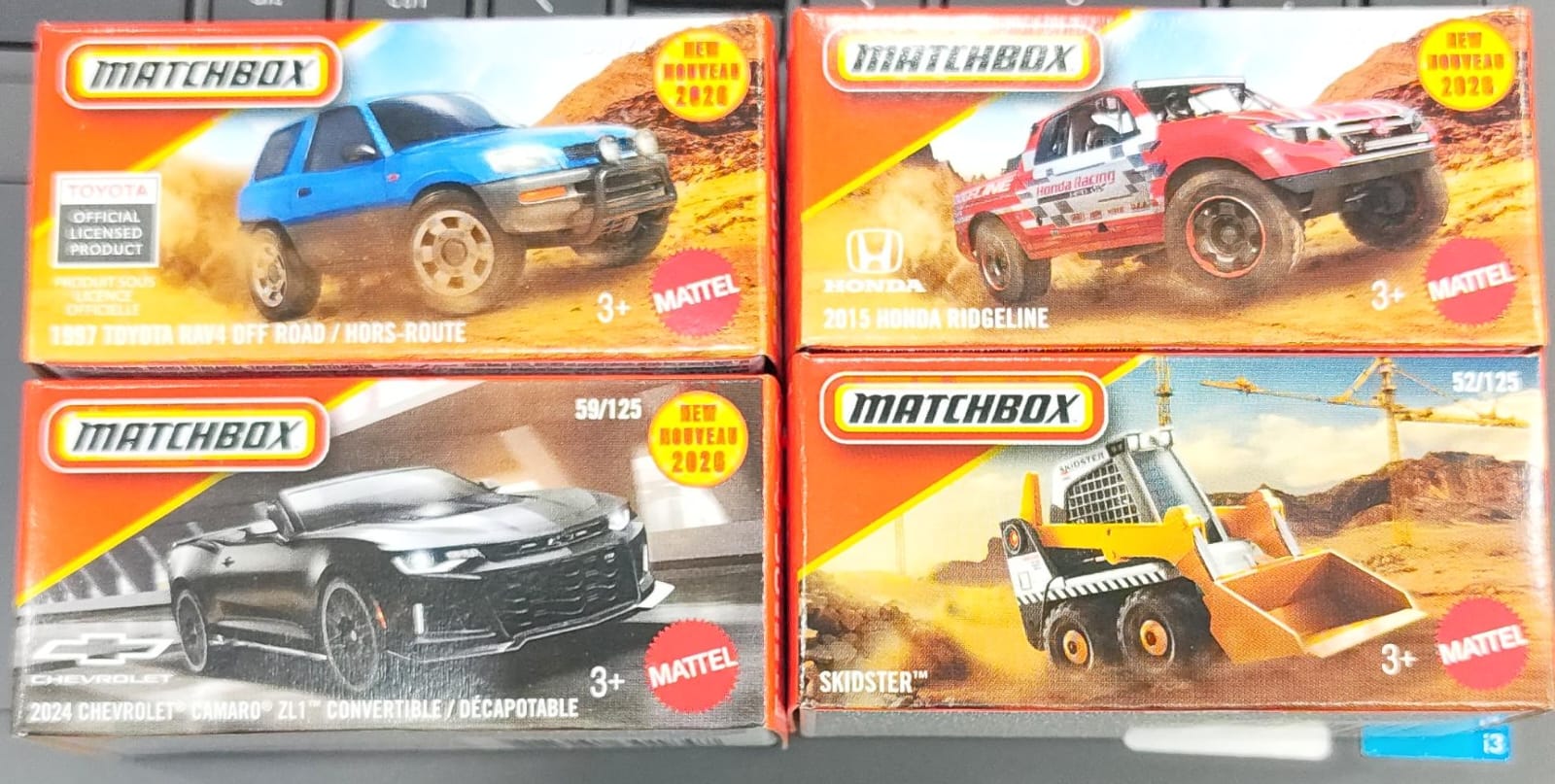 Matchbox Mainline - Combo Pack of 4 Cars - DNK70-01