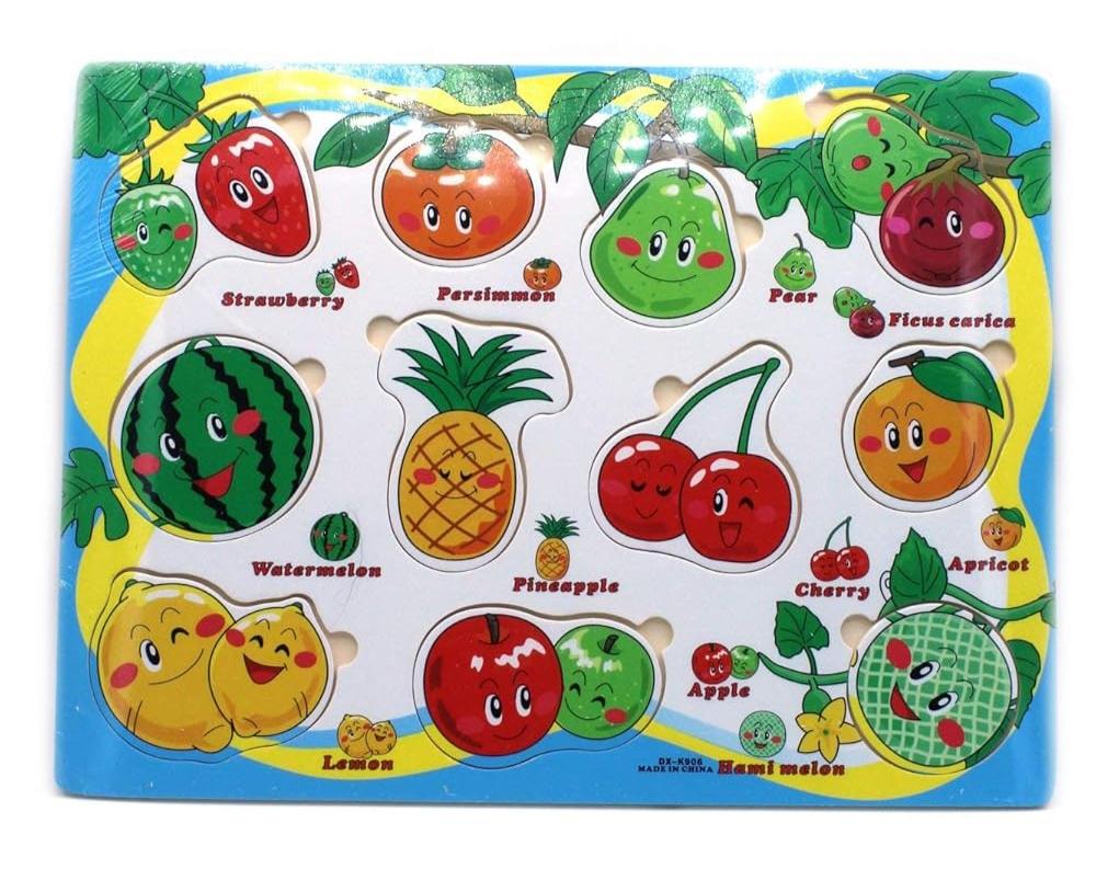 Pre-School Wooden Puzzle for Kids Jigsaw Puzzles for Baby Learning Toys