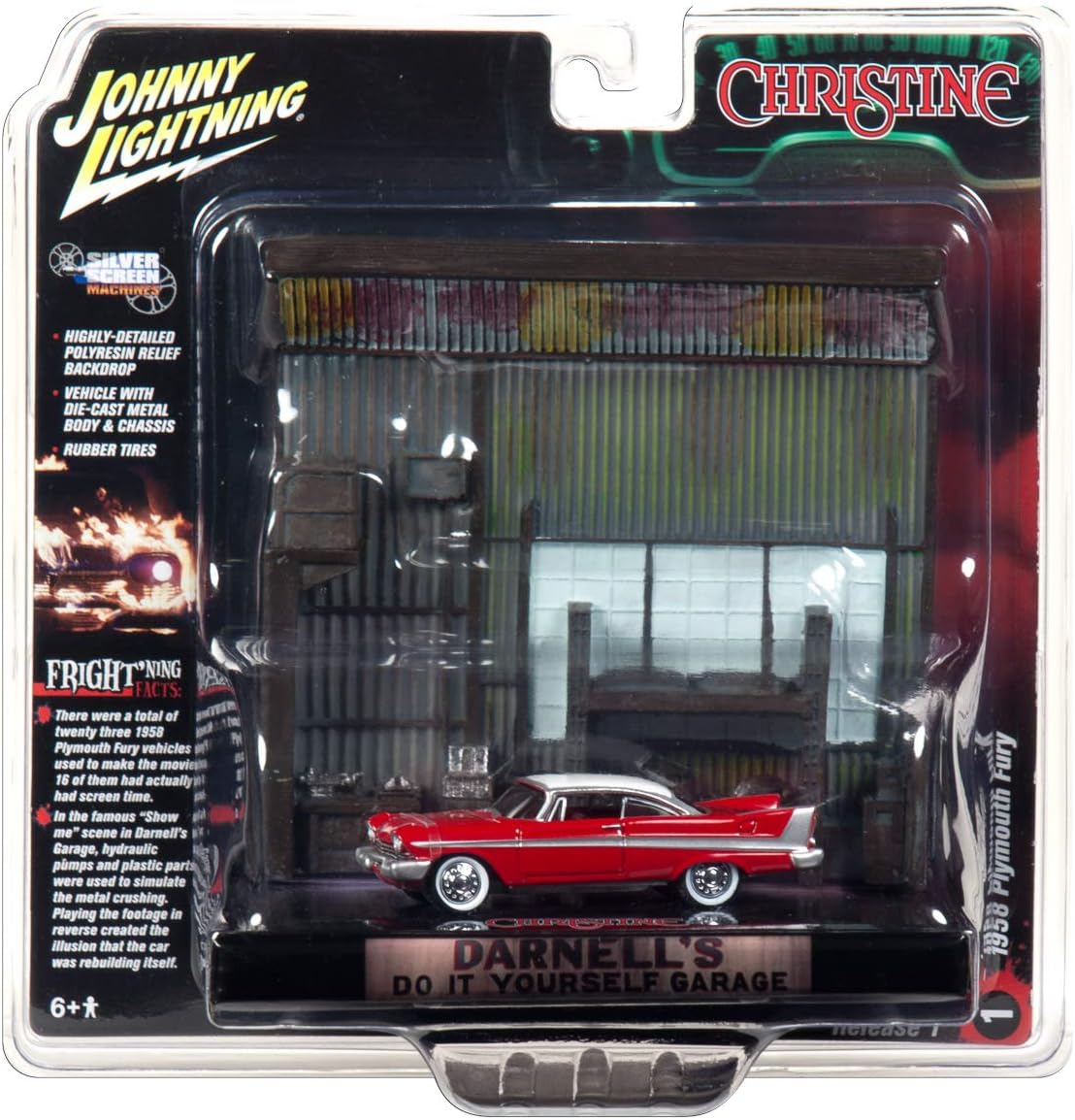 Plymouth Fury Diecast Model with Garage Diorama from Christine [164