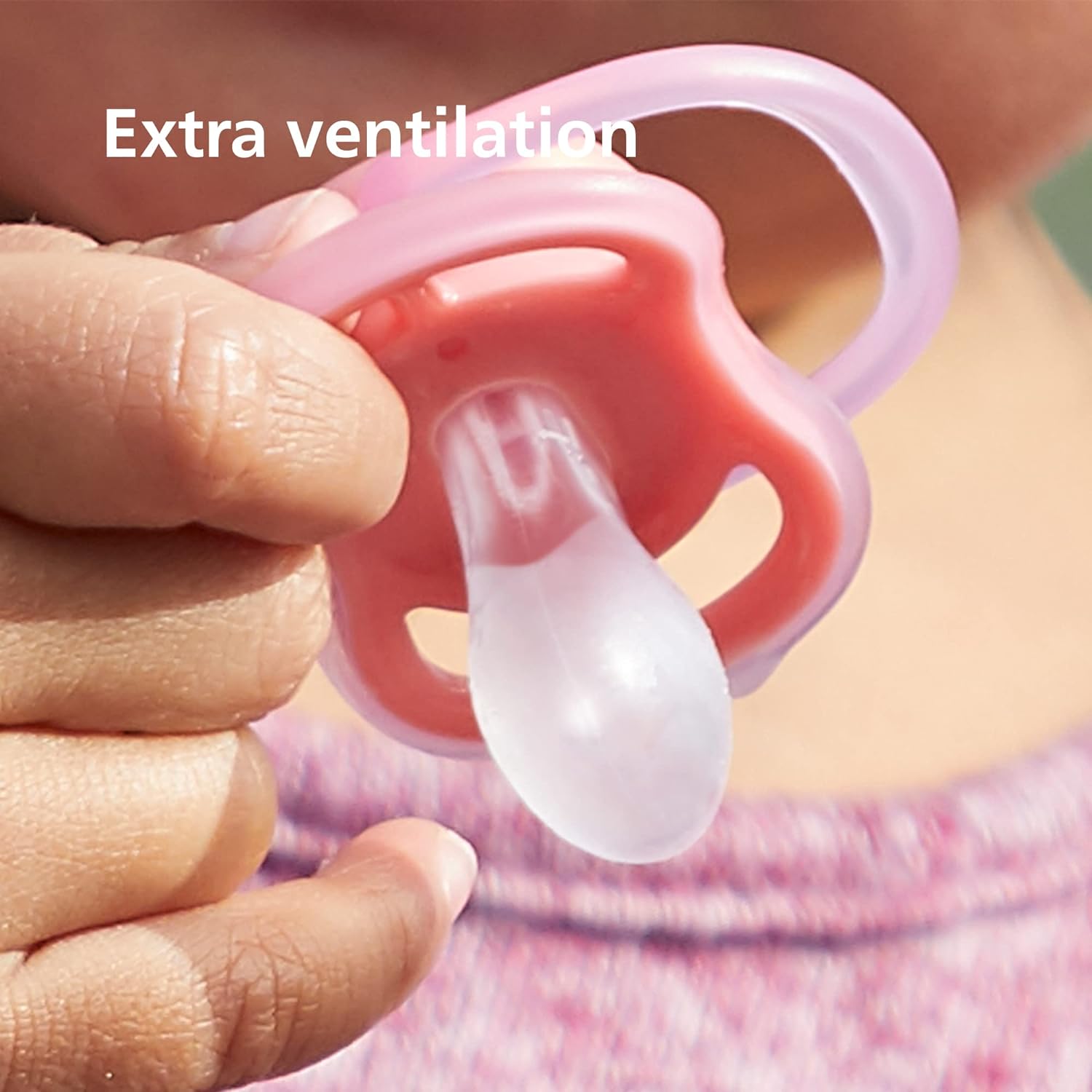 Philips Avent (0-6M+) Ultra Air Pacifier Pack Of 2 | High Ventilation | 98% Acceptance | Bpa-Free Plastic | SCF085/13 | SCF085/59 ( Cordlife )