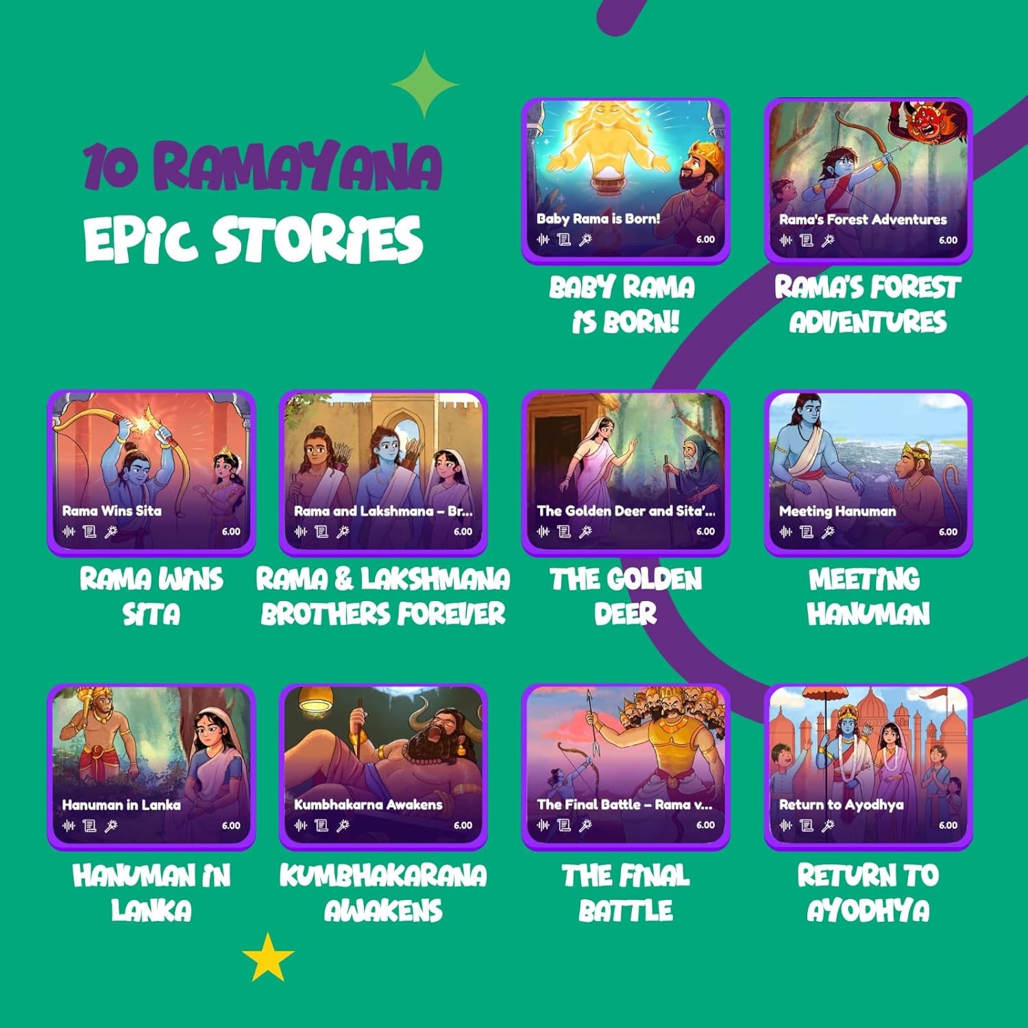 iOTales iOTales ShadowBox Ramayana | Storytelling STEAM Kit for Kids 4 –10 Years | Indian Mythology Educational Toy | Light & Sound DIY Craft | Gift for Boys & Girls