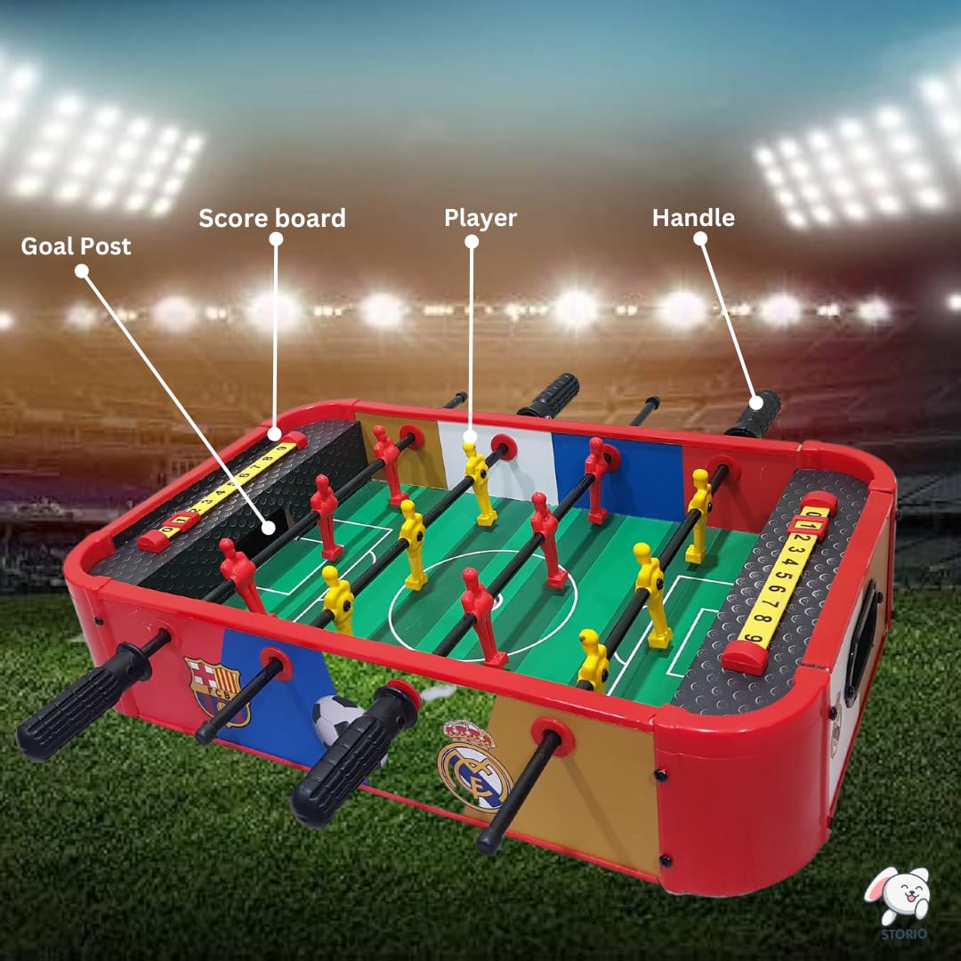 Foosball Table Soccer Indoor Games for Boys, Girls, and Adults - Mini Football Table for Kids
