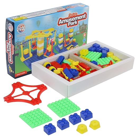 Ratnas Amusement Park Senior for Kids to Build Their own Park - Multicolor