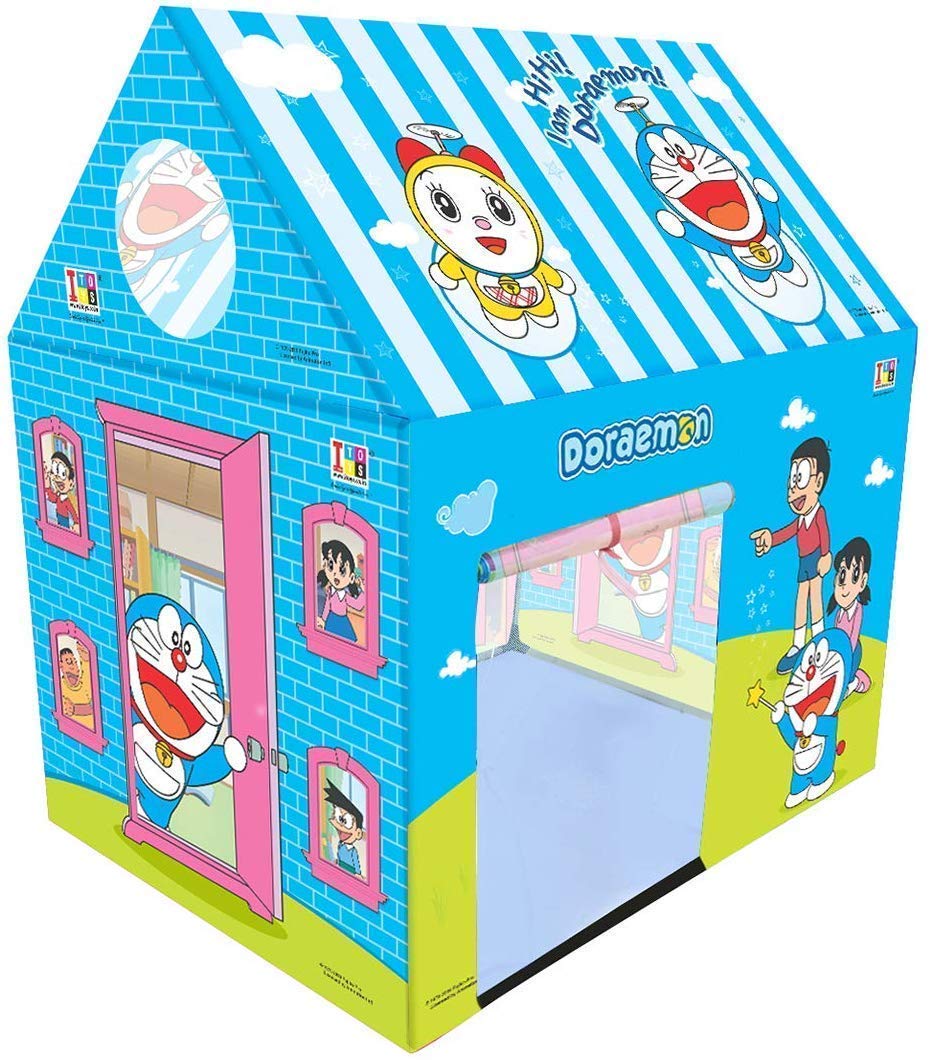 ITOYS Kid's Jumbo Size Extremely Lightweight Waterproof Spiderman & Doraemon Kids Play House Tent for 2-Year-Old Girls and Boys