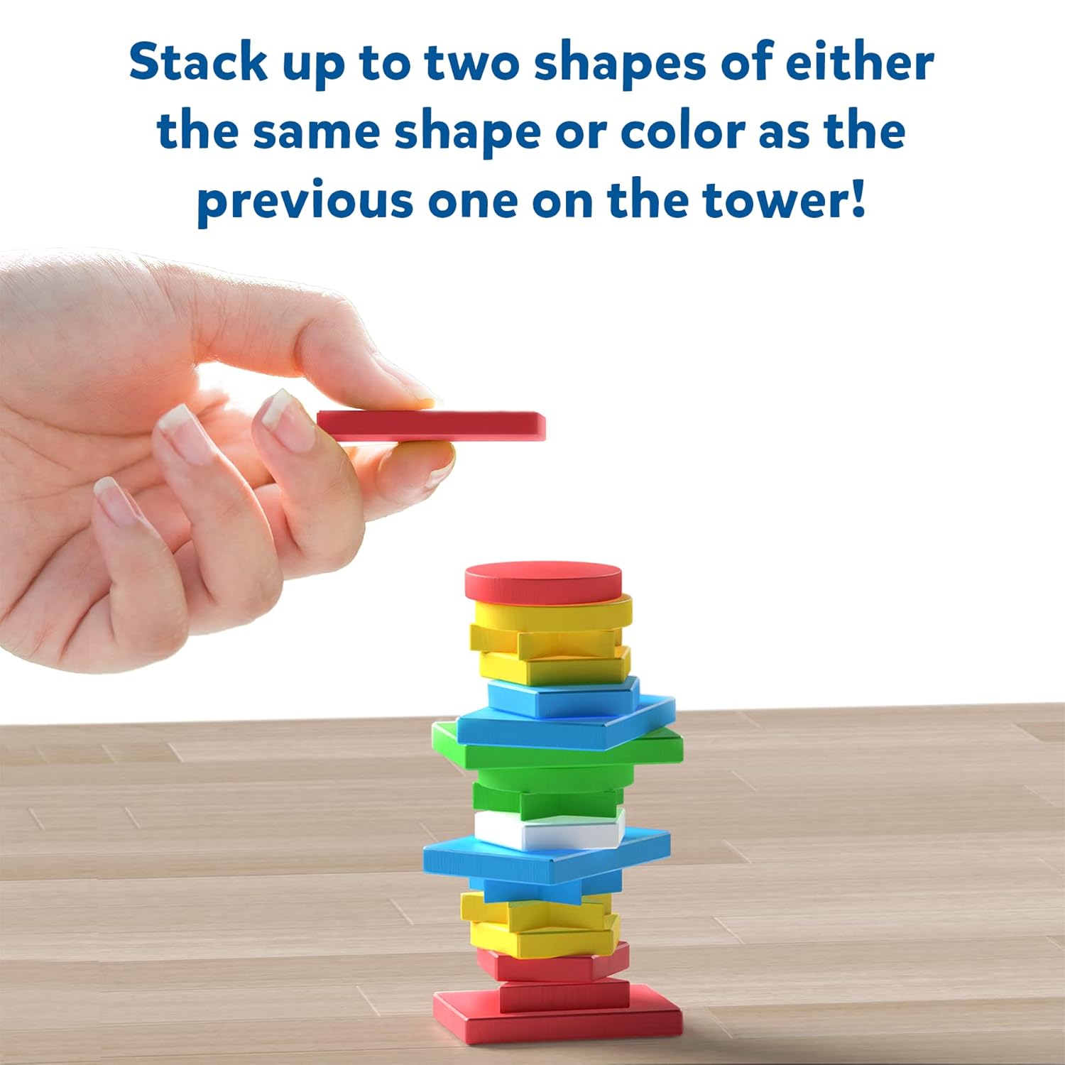 Skillmatics Board Game - 2 The Top, Matching & Balancing Game With A Twist