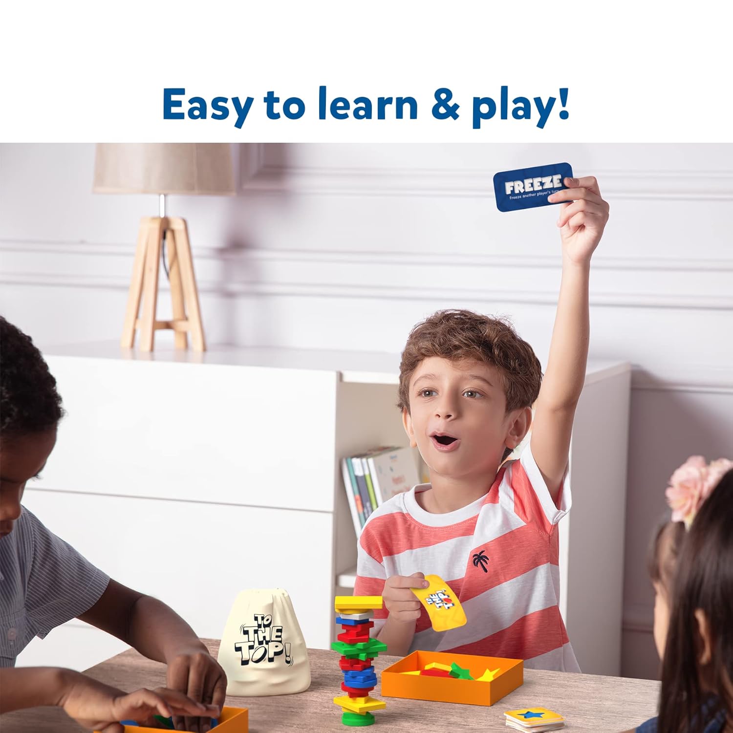 Skillmatics Board Game - 2 The Top, Matching & Balancing Game With A Twist