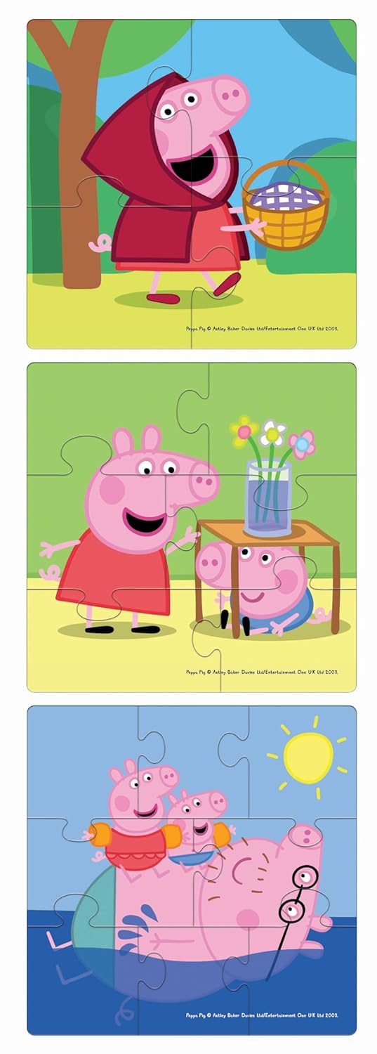 Frank First Puzzles - A Set of 3 Jigsaw Puzzles for Kids Above 3+ Years