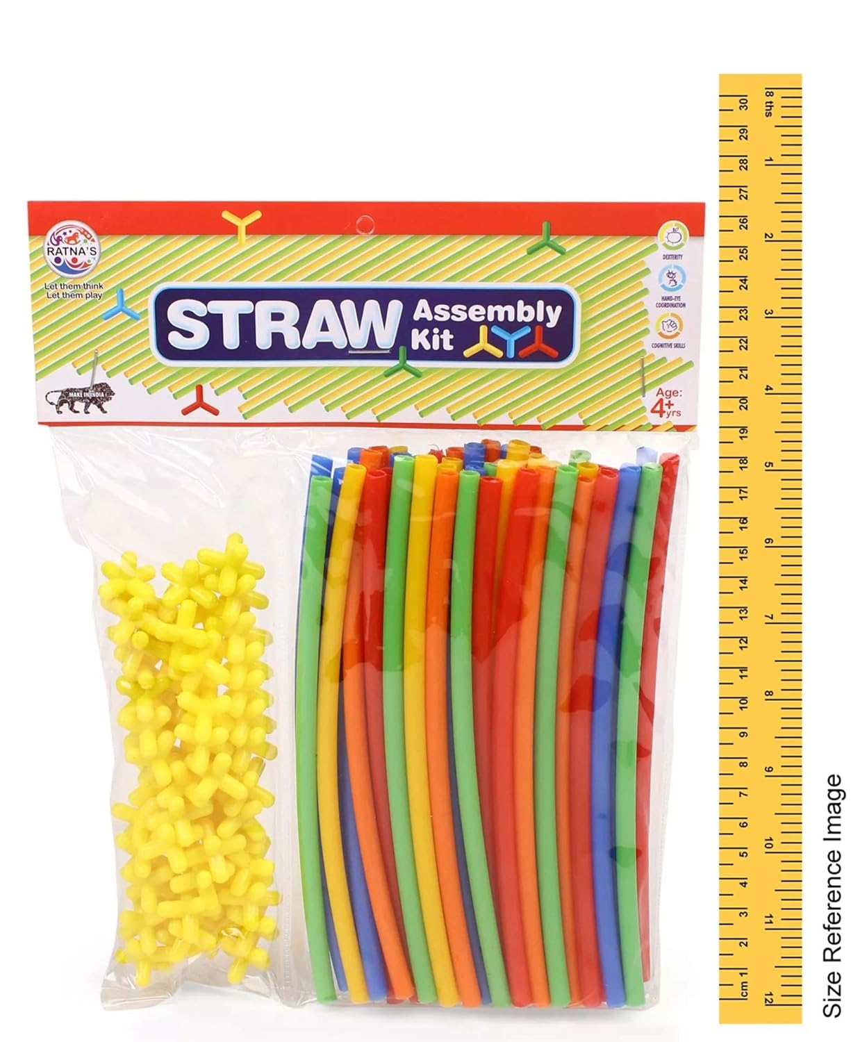 RATNA'S Straw Assembly Kit – Make Different Objects Using Straws