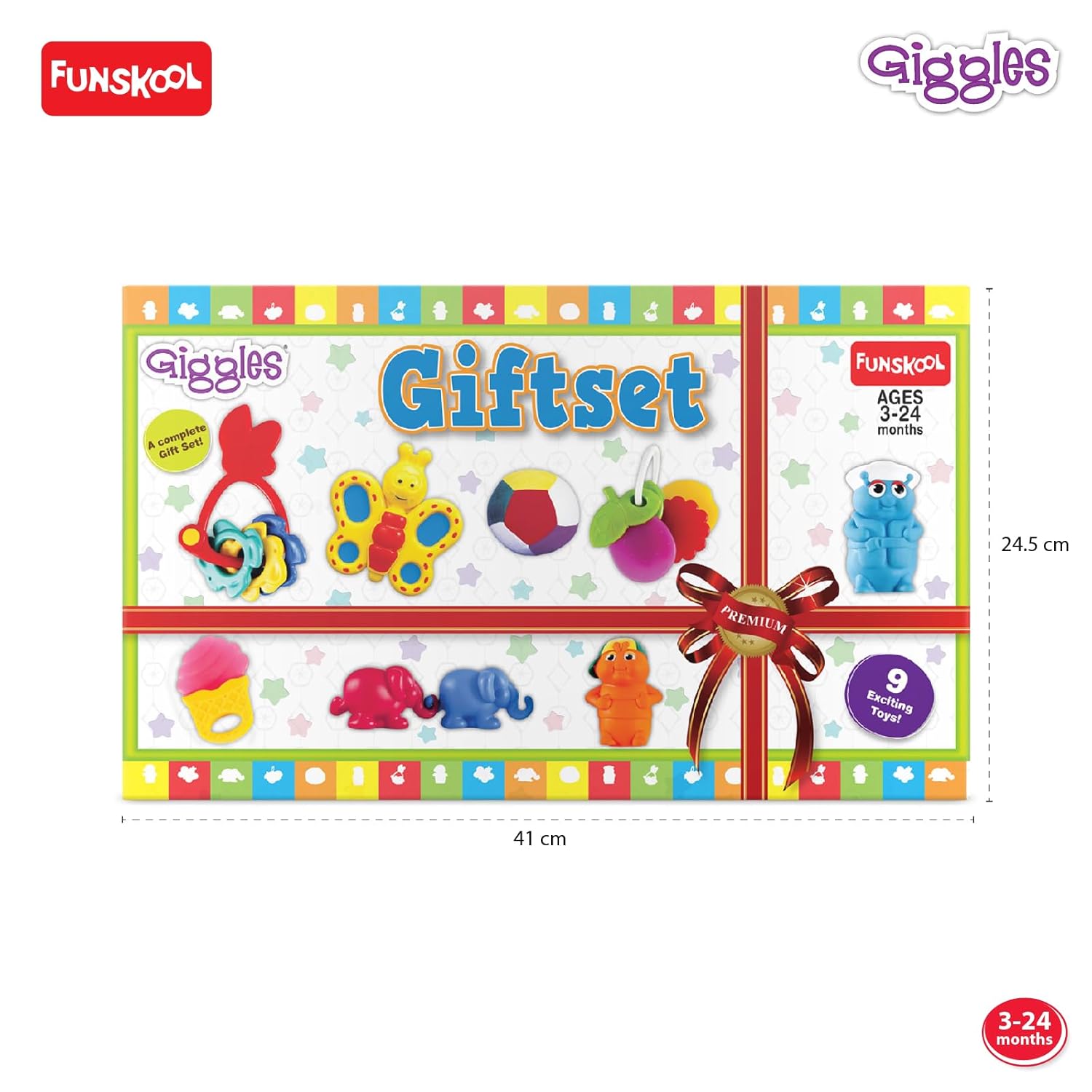 Giggles Funskool Plastic Gift Set for Kids - Multicolor
