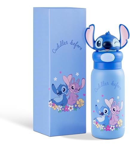 3D Character Insulated Water Bottle Playful | Cartoon Design Leak-Proof Thermos for Kids