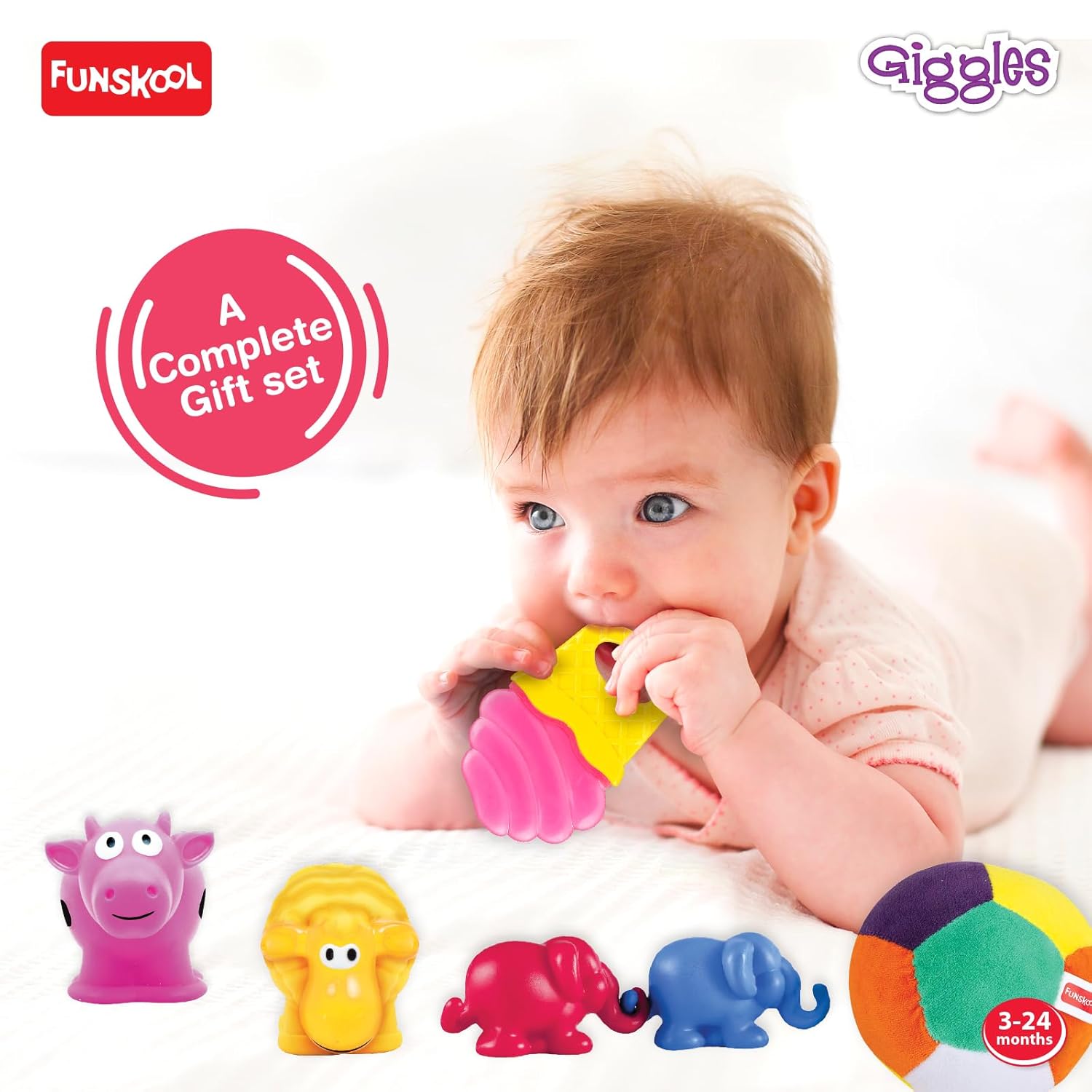 Giggles Funskool Plastic Gift Set for Kids - Multicolor
