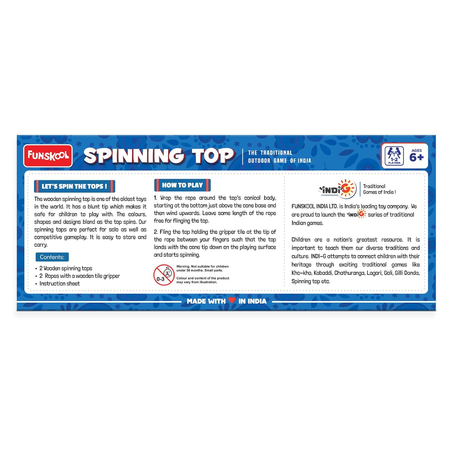 Funskool Games - Spinning Top: Spin and Win