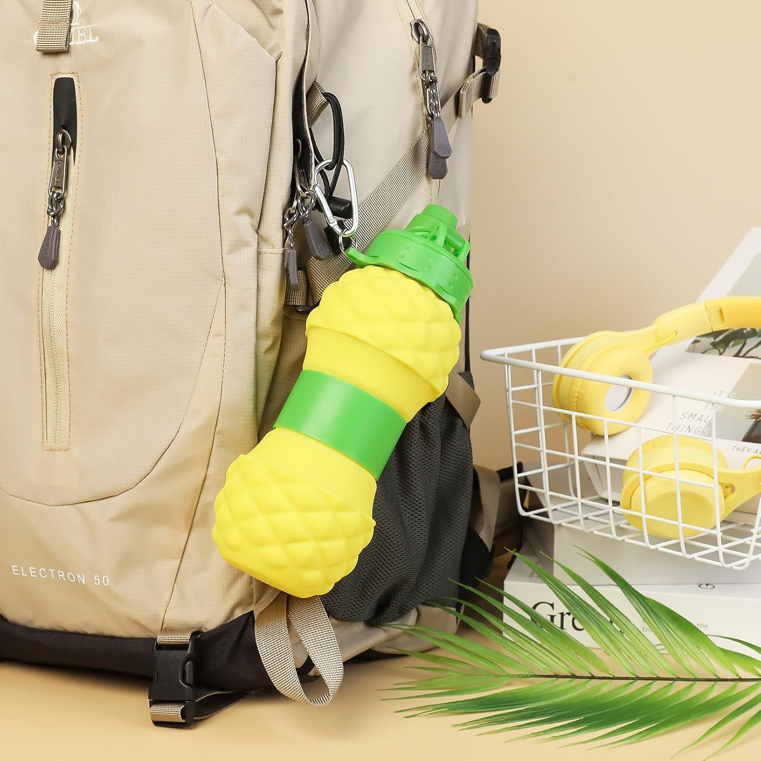 Collapsible Water Bottles - Silicone Foldable Portable Water Bottles (700ml)