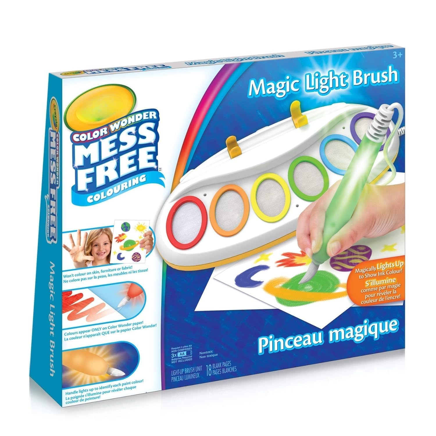 Color Draw | Mess Free Magic Light Brush Multicolor Ink No Spill Painting Pen for Kids Reusable Magic Drawing Brush Toy Safe & Creative Art Activity Set