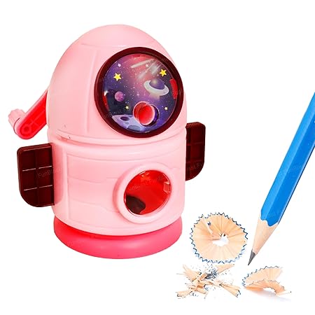 Pencil Sharpener for Kids, Pencil Cutter Machine, Sharpeners for School Supply and Office - Assorted