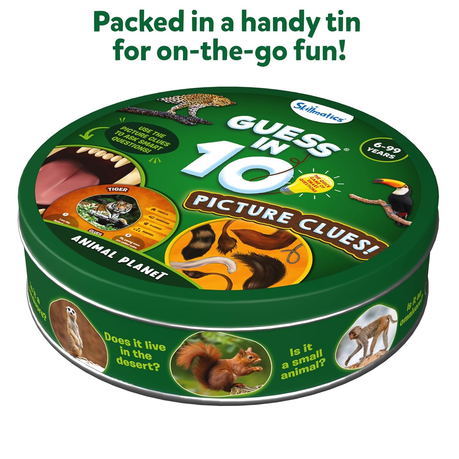 Skillmatics Card Game - Guess in 10 Picture Clues Animal Planet