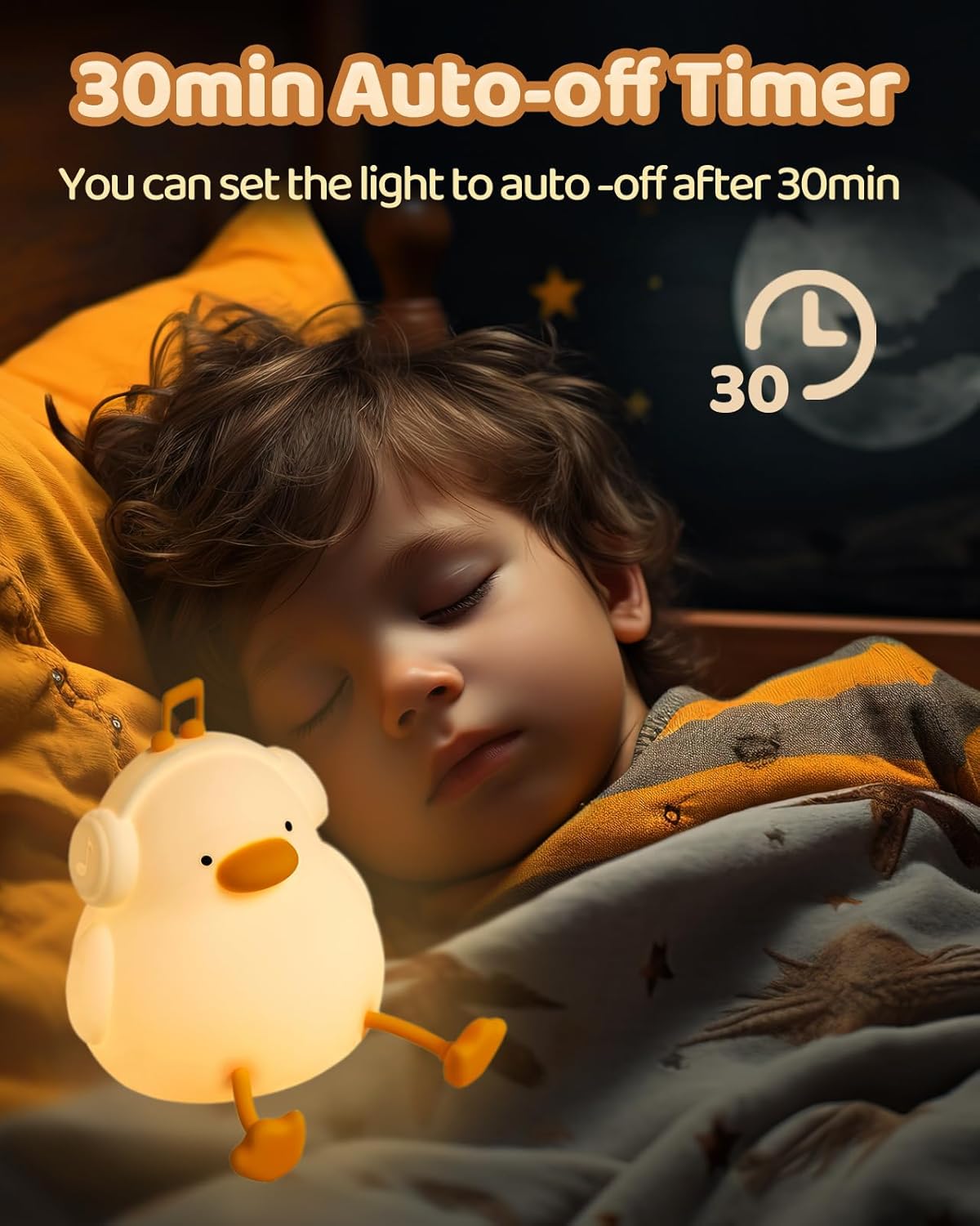 Duck Night Light – Cute Duck Lamp, Light Up Duck, Dimmable Night Light for Kids, Silicone Baby Nursery Night Light, Cute Room Decor, Cute Gifts for Kids, Girls, Boys, Toddler, Baby