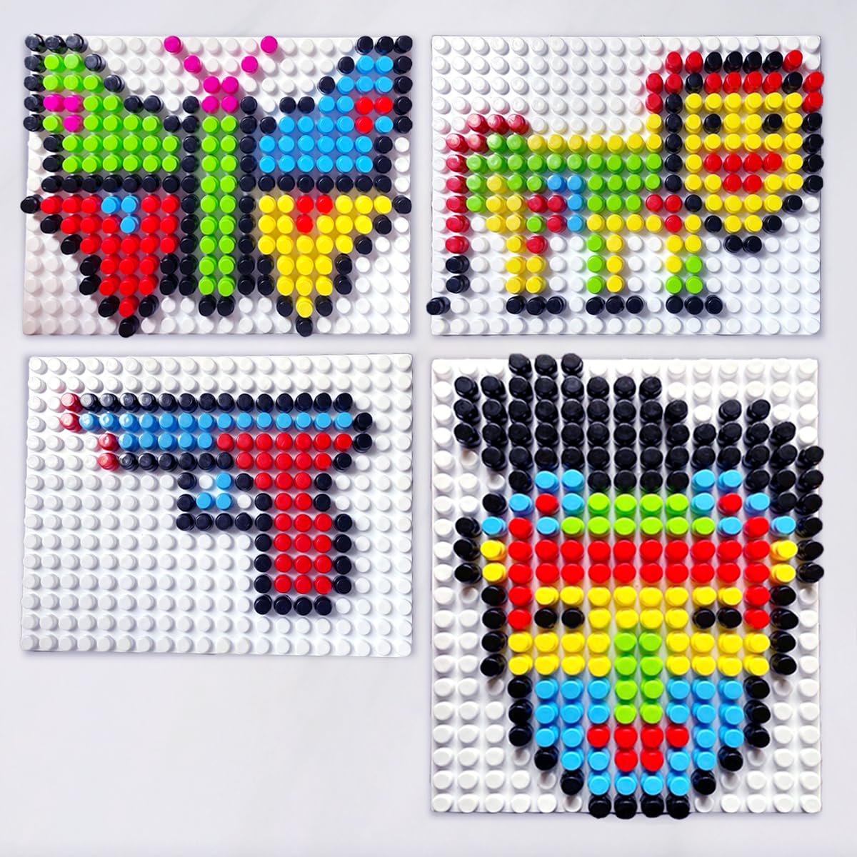 Flo Toys Pegboard Picasso – 600 Pegs Montessori Sensory Puzzle Game for Kids | STEM Educational Toy for Brain Development | DIY Craft Board for Learning Alphabet, Numbers, Shapes & Patterns | Ages 6+