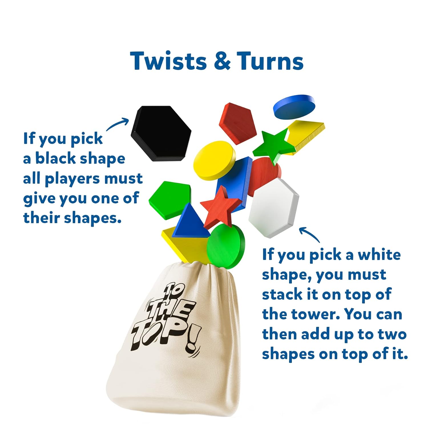 Skillmatics Board Game - 2 The Top, Matching & Balancing Game With A Twist