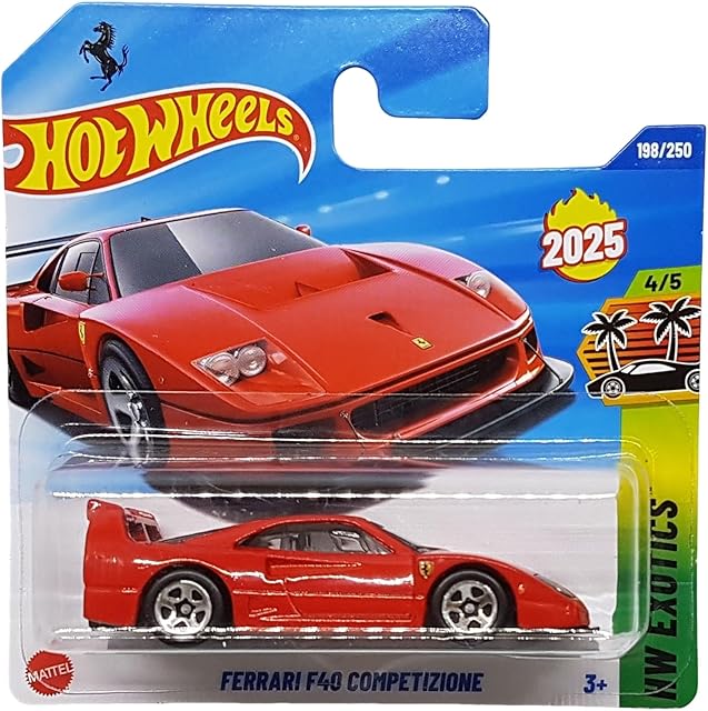 Hot Wheels Imported Premium - Ferrari F40 Competizione Red