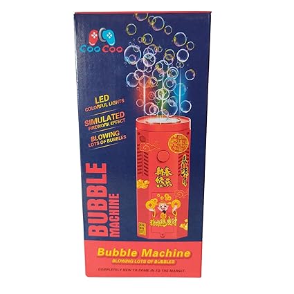 Bubble Machine For Kids | Produces Colourful Bubbles - Multicolor
