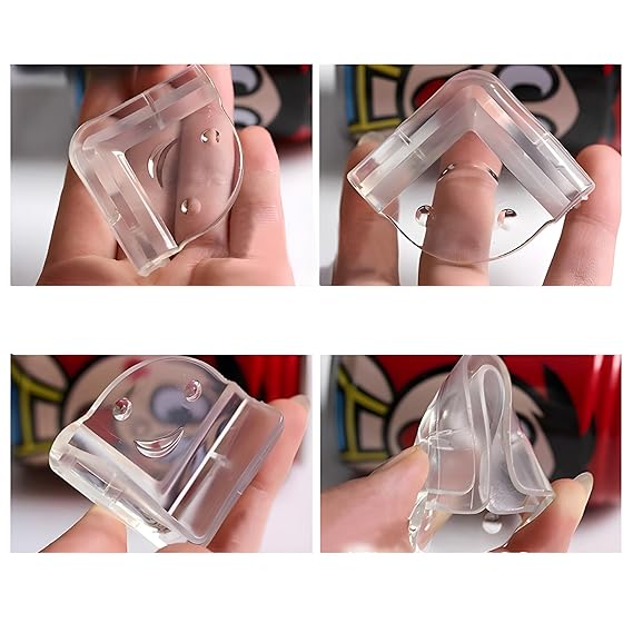 Corner Edge Protector for Furniture - Childproof Safety Table Corner Guards | Flexible PVC | Pack of 1 Pcs | 4 Corner Guard