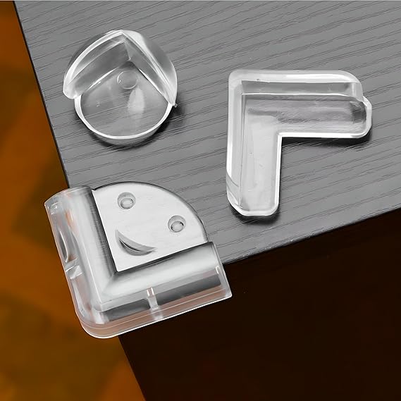 Corner Edge Protector for Furniture - Childproof Safety Table Corner Guards | Flexible PVC | Pack of 1 Pcs | 4 Corner Guard