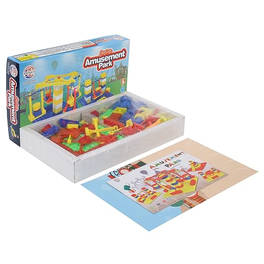 Ratnas Amusement Park Senior for Kids to Build Their own Park - Multicolor